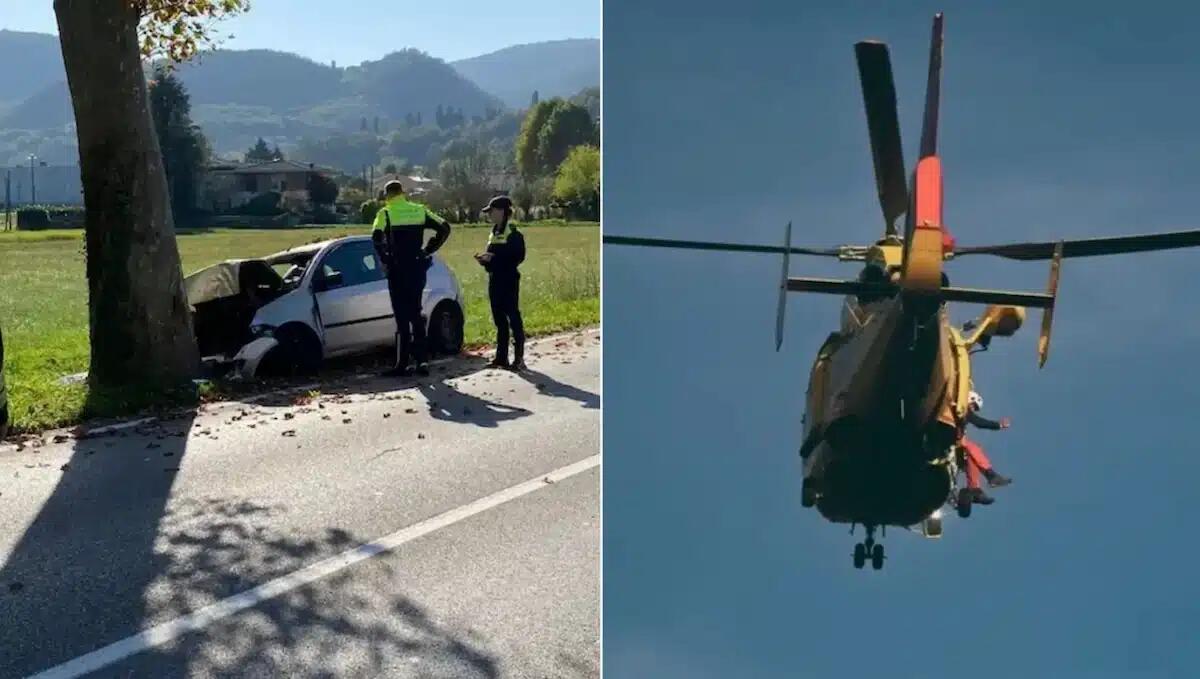 Auto contro platano a Legnago: non ce l'ha fatta il piccolo Luca, gravissimi mamma e fratello - 