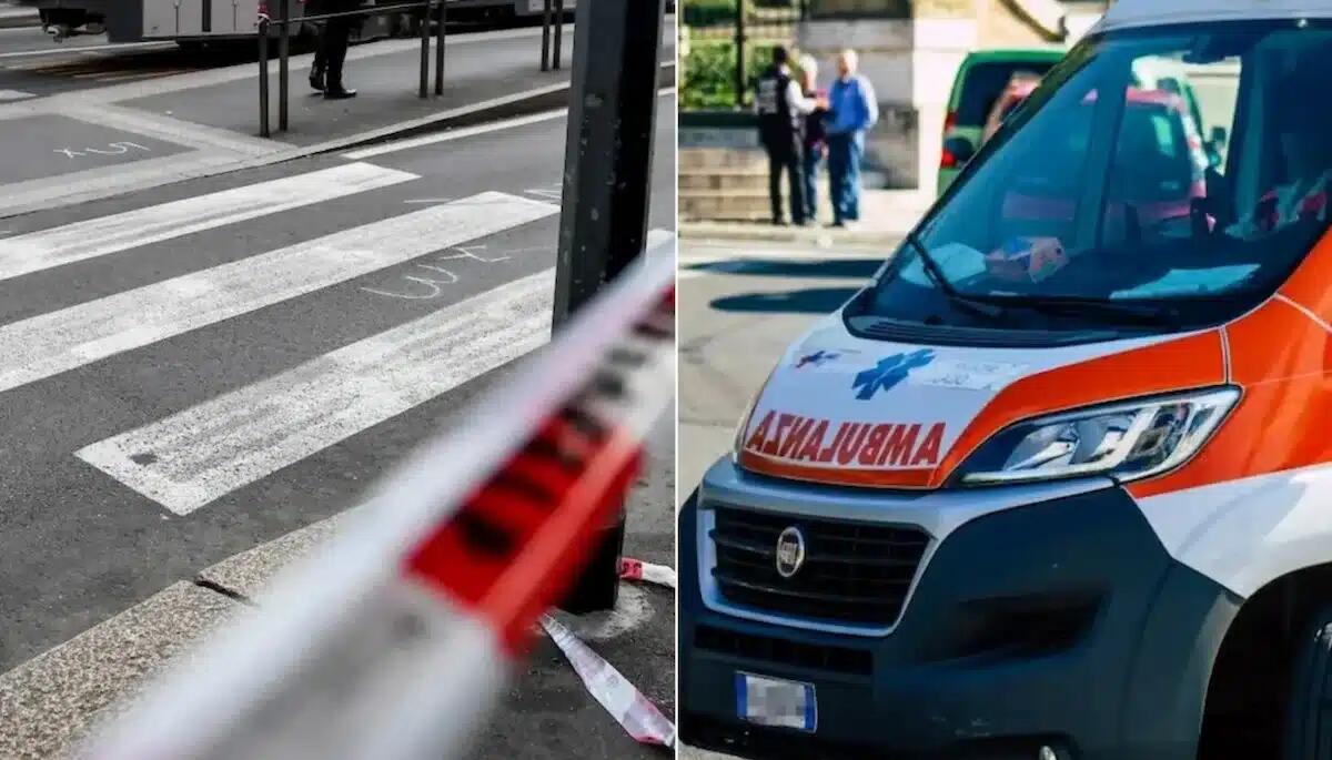Furgone in sorpasso li travolge mentre scendono dal tram sulle strisce: gravissimi due bimbi - 