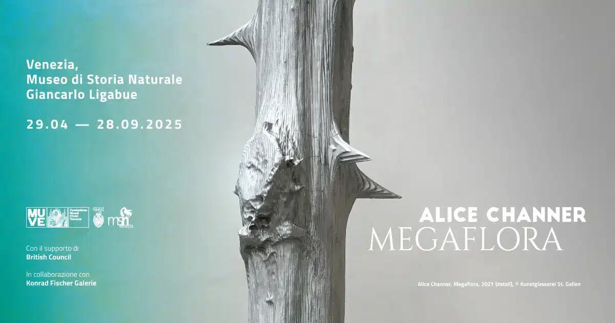 Megaflora di Alice Channer al Museo di Storia Naturale di Venezia - 