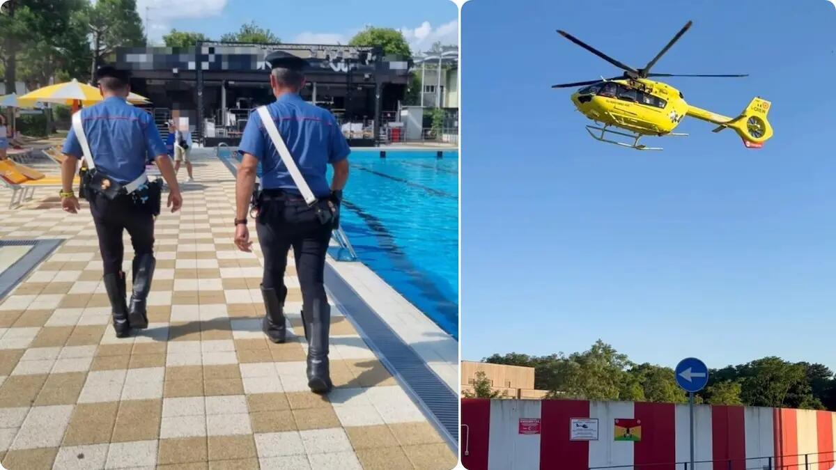 Lignano, bimba di 2 anni rischia di annegare in piscina: salvata e trasferita con l'elicottero a Trieste - 