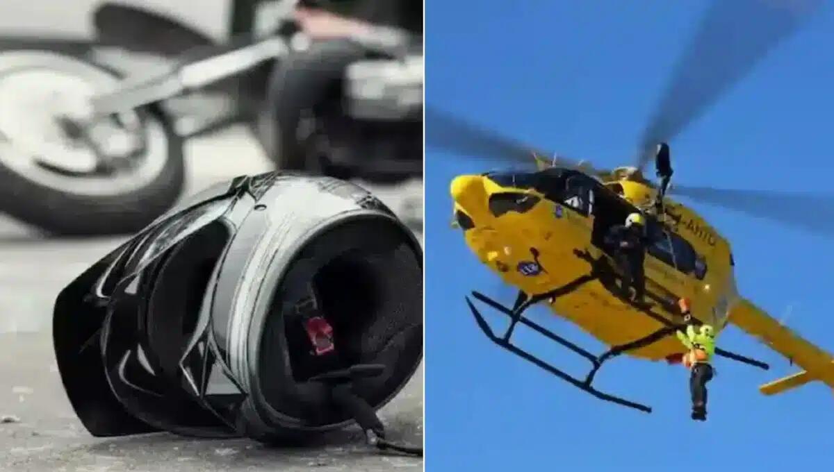 Sbanda con la moto e si schianta: centauro in rianimazione, ferita anche la figlia di 9 anni - 