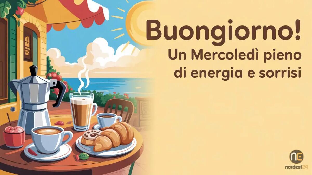Buongiorno mercoledì 4 Giugno 2025: frasi e immagini di Auguri e buona giornata - 