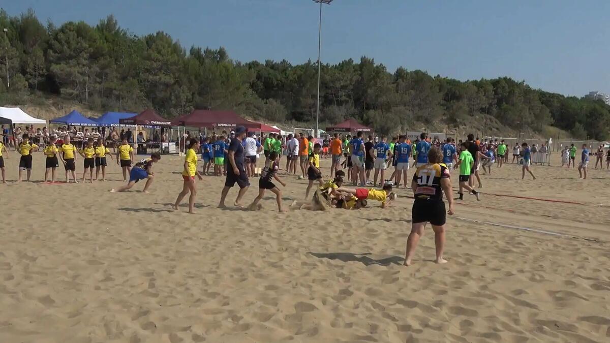 Junior Beach Rugby a Lignano: oltre 200 baby atleti a dare spettacolo sulla sabbia - 