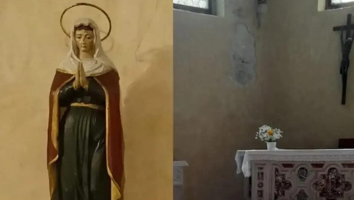 Muggia, rubata la statua di Santa Elisabetta: appello dei fedeli per la restituzione - 
