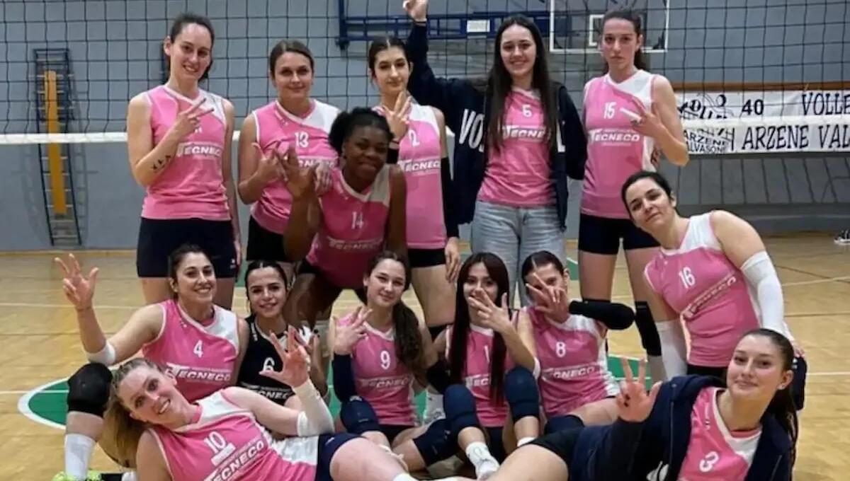 Volley, l'Arzene Valvasone supera Cinto e vince il campionato di Seconda divisione - 