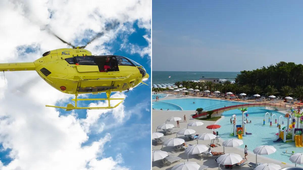 Lignano, bambino di 3 anni cade in piscina, salvato in extremis: ricoverato all'ospedale - 