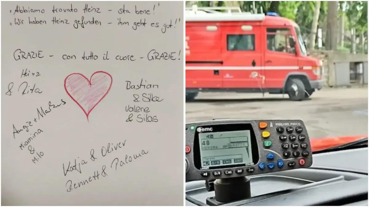 "Papà è sparito": ritrovato vivo dopo 2 giorni. La lettera emozionante della famiglia ai soccorritori. - 