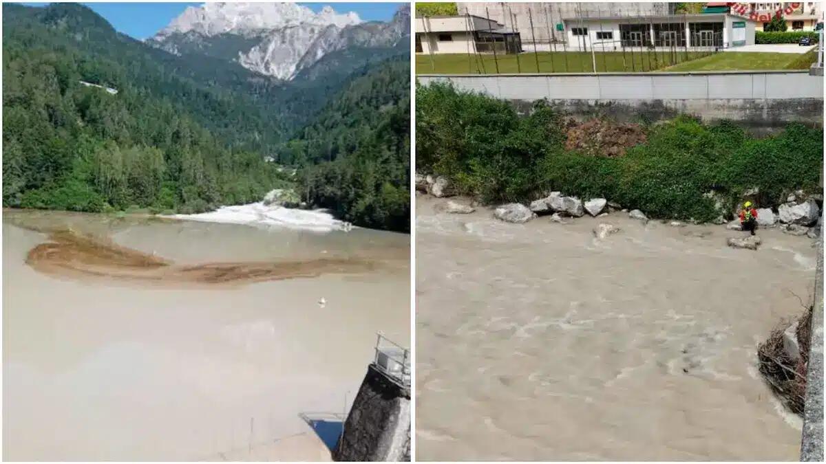 Maltempo, frana travolge una cisterna: gasolio finisce nel torrente. L'allarme lanciato e le immagini. - 