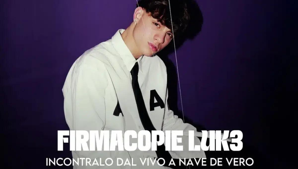Nave de Vero, Luk3 incontra i fan per il firmacopie del suo primo EP "Diciotto" - 