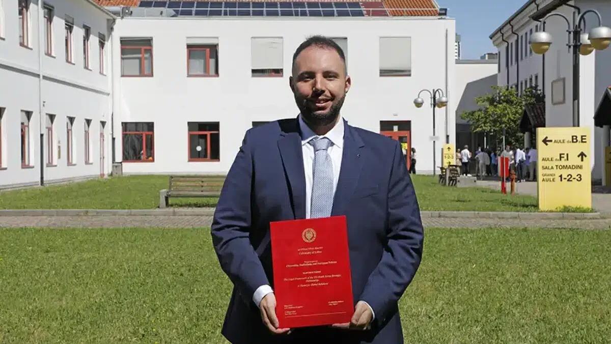 Tra UE e Corea: Zaghis è il primo laureato del corso in Cittadinanza, istituzioni e politiche europee di Udine -