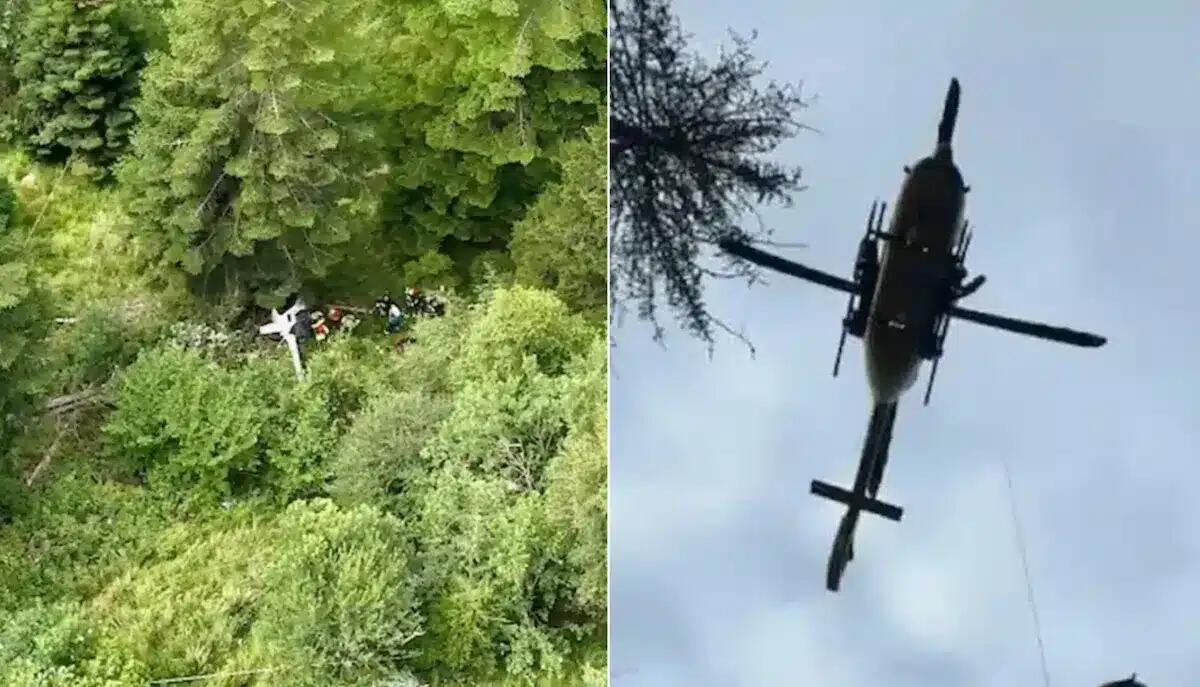 Si ferisce con l'ascia mentre taglia la legna nel bosco: 38enne elitrasportato in ospedale - 