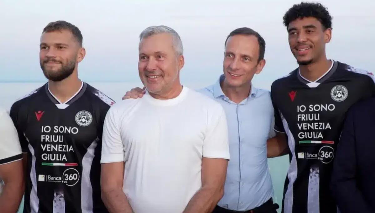 "Io Sono Fvg" ancora sulla maglia dell'Udinese. Fedriga: "grande promozione per la regione" - 