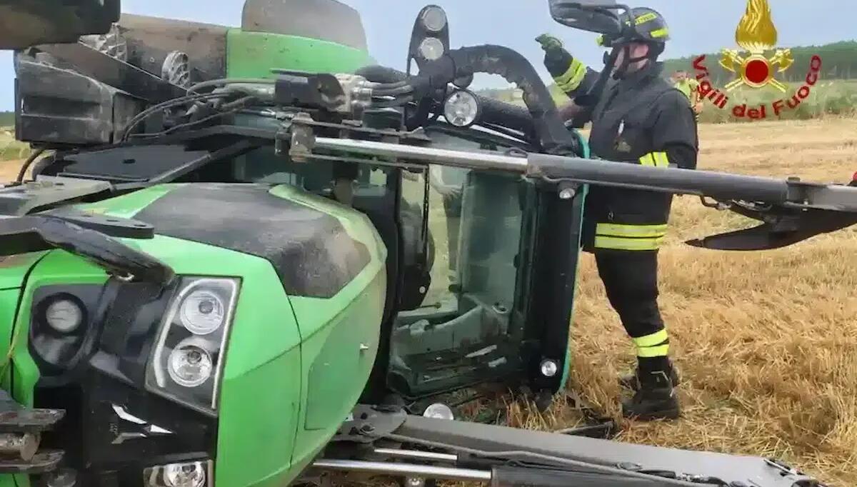 Travolto dal trattore mentre lavora nel suo campo: Gino Causero muore sotto gli occhi della moglie -