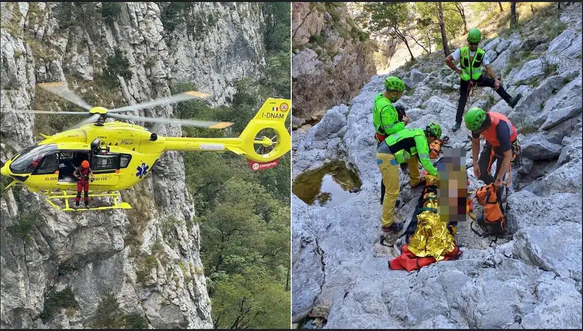 Si tuffa da 12 metri di altezza in Val Rosandra: 13enne colpisce le rocce e finisce in ospedale - 