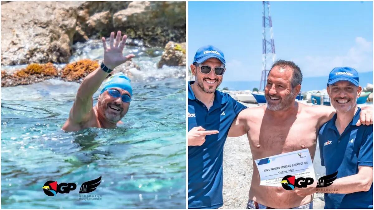 Da Jesolo a Messina: quattro atleti attraversano lo Stretto per ricordare l'ex presidente Giacchetto - 