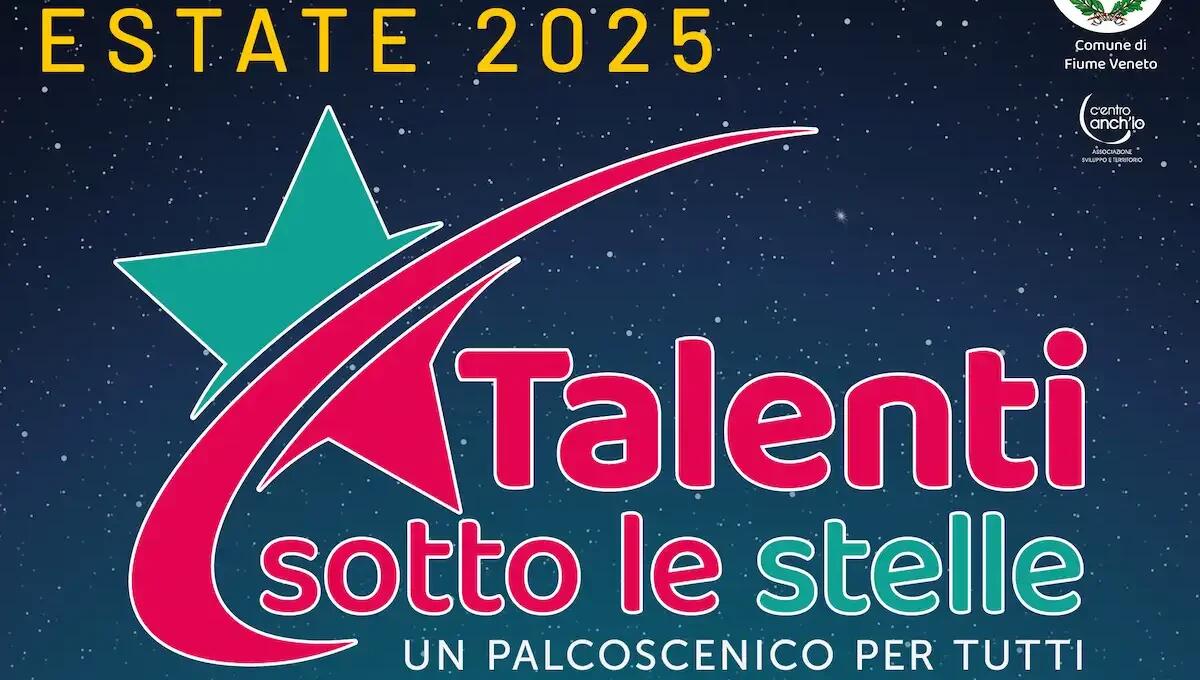 Talenti sotto le Stelle anima Fiume Veneto: musica e spettacoli all'aperto ogni mercoledì d'estate -
