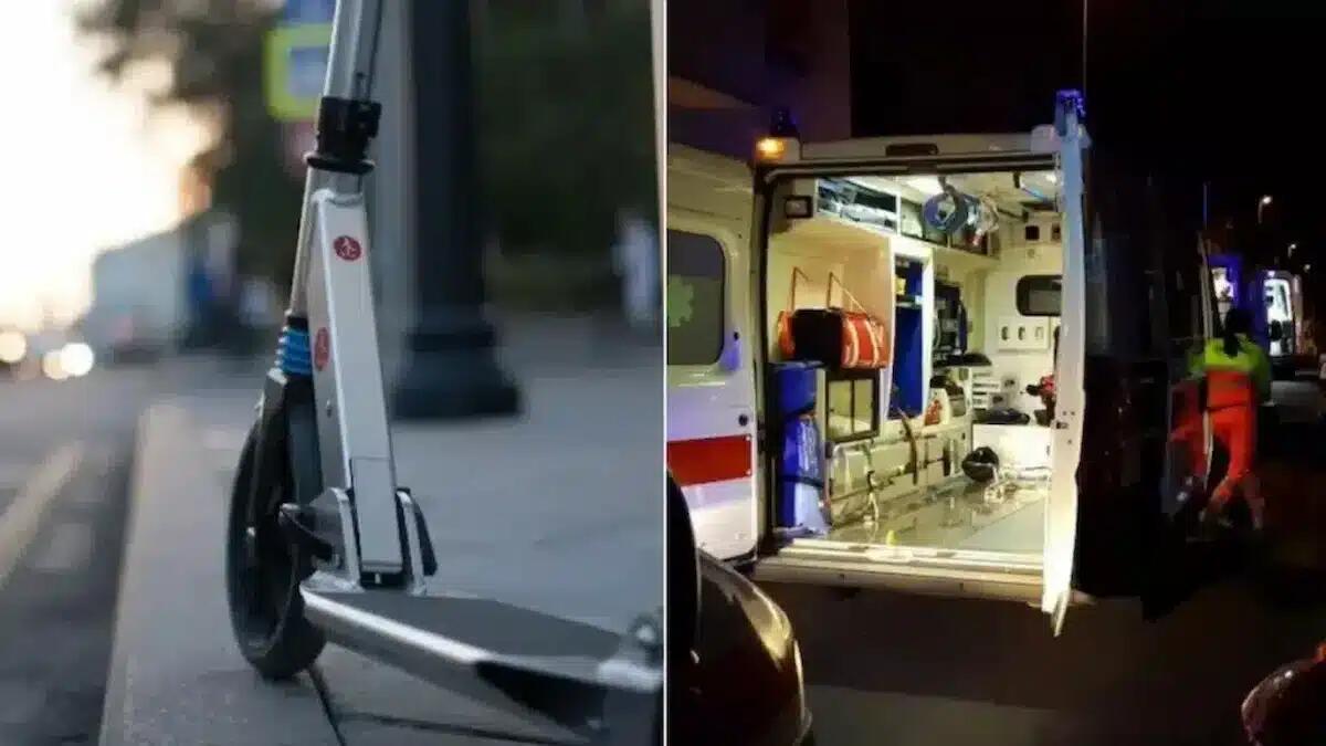 Tremenda caduta dal monopattino elettrico: 62enne intubato e portato all'ospedale in codice rosso - 