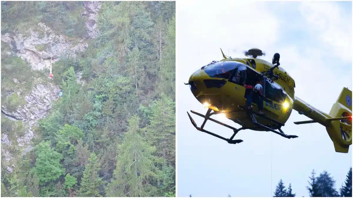 Perde il controllo del parapendio e finisce a terra: la vela rimane sospesa sulle rocce. Come sta il 43enne. - 