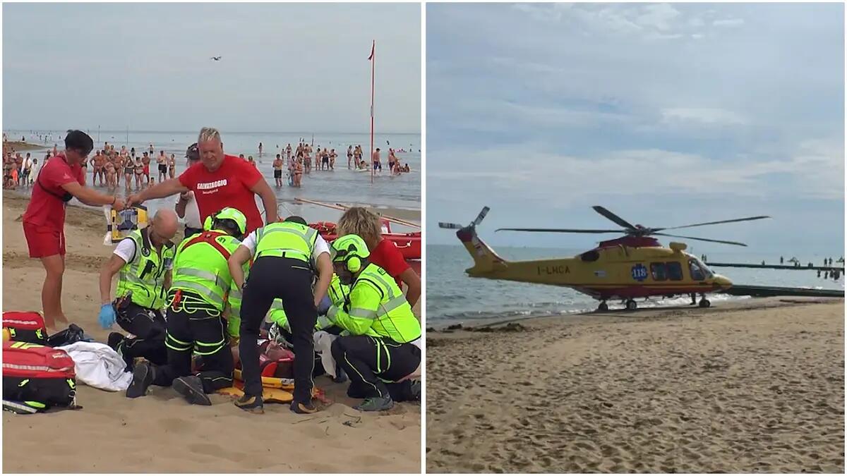 Mare mosso e bandiera rossa: 18enne trascinata dalla corrente, interviene l’elisoccorso - 