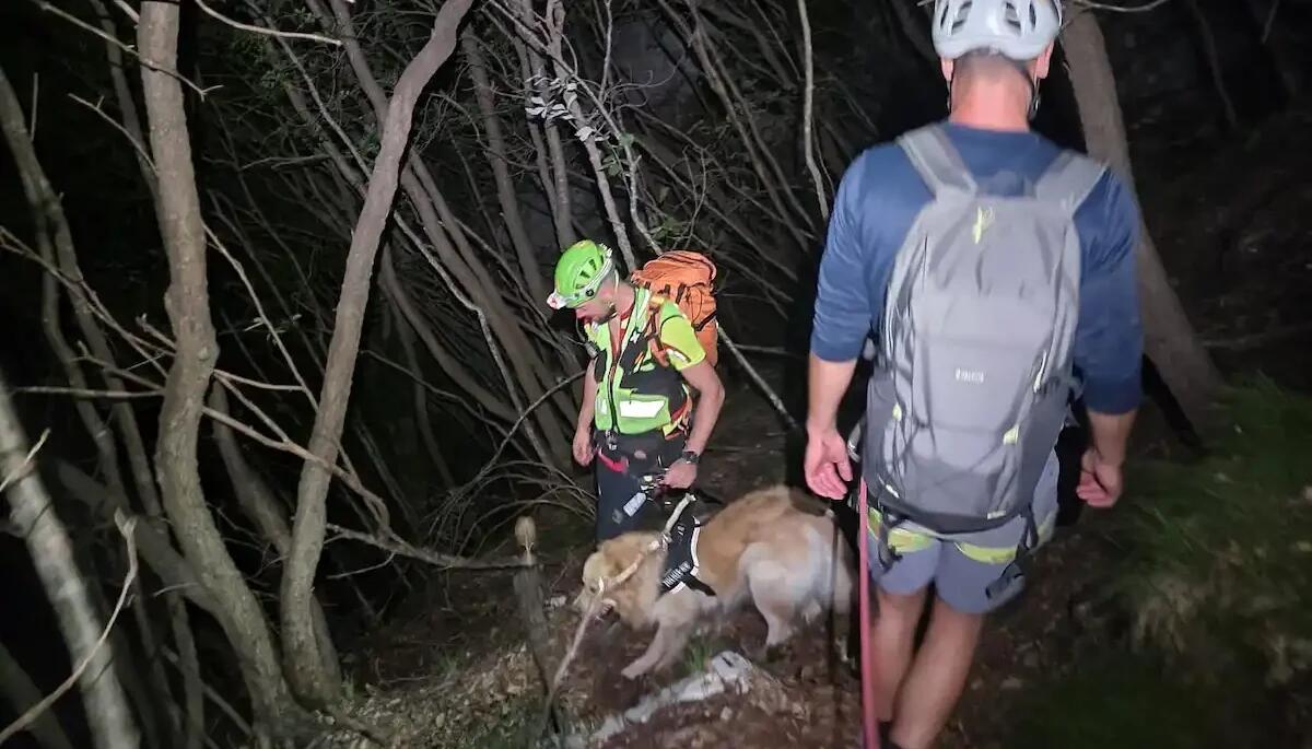 Si perdono durante l'escursione ad anello: coppia con cane recuperata di notte in un bosco impervio - 