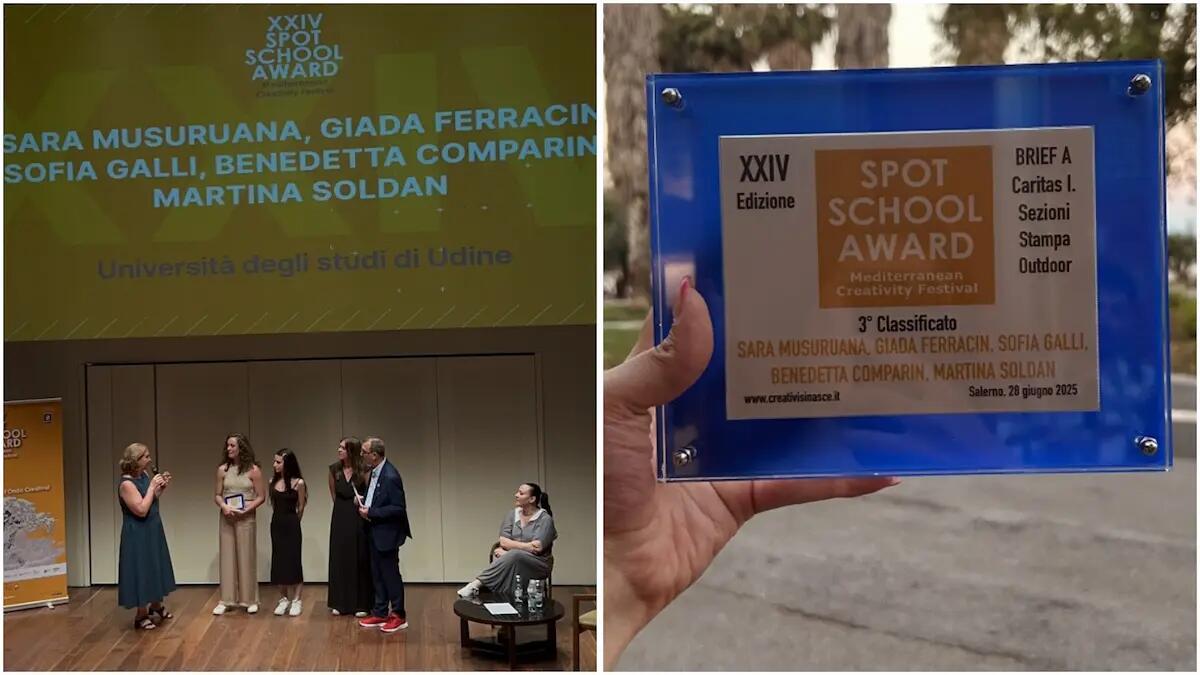 Lotta all’astensionismo elettorale, l'Università di Udine sale sul podio allo Spot School Award - 