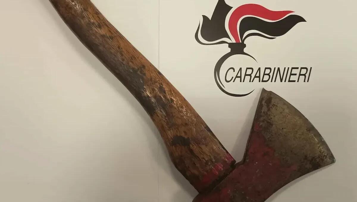 Gira in bicicletta impugnando un'ascia, fermato e denunciato per porto abusivo d'armi - 