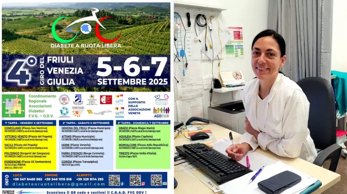 Diabete a ruota libera: la pedalata benefica che attraversa Friuli, Veneto e Slovenia -