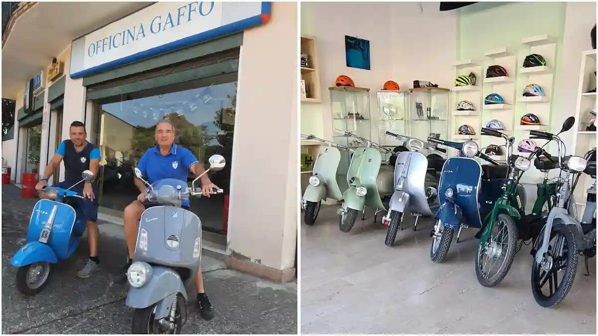 Officina Gaffo: 72 anni di Vespe e passione a Galzignano Terme - 
