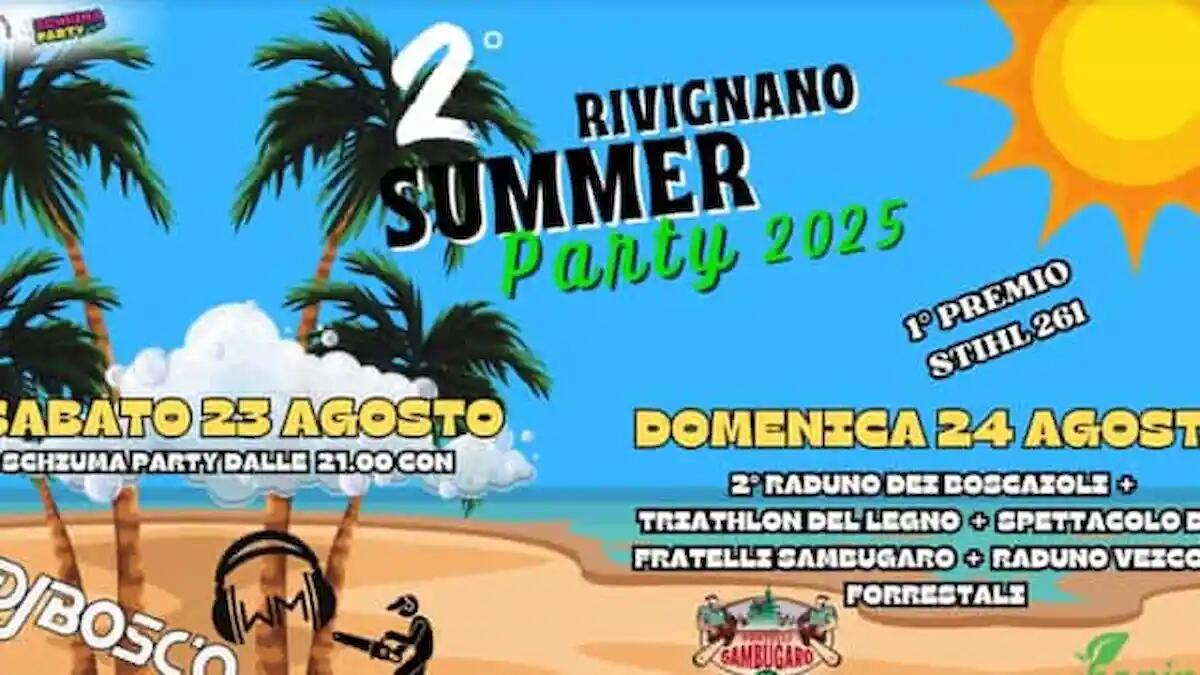 Rivignano Summer Party, due giorni tra tradizione e grandi emozioni: appuntamento il 23 e 24 agosto -