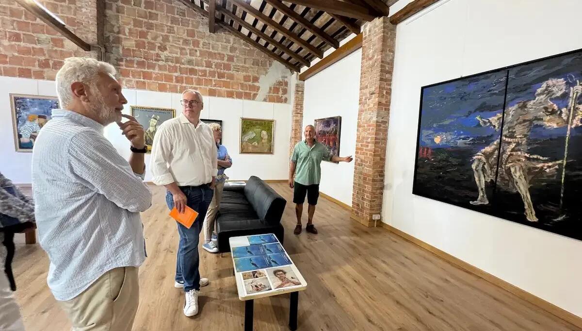 Camino al Tagliamento, grande successo per la mostra di Vanni Martina a Villa Valetudine - 