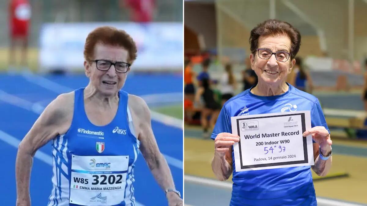 Emma Mazzenga, a 92 anni corre ancora «come una 20enne»: la scienza ora studia il suo "segreto" - 
