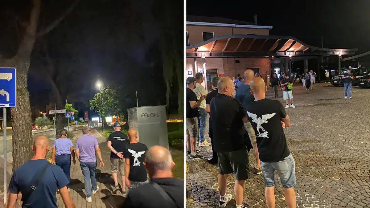 Passeggiata per la sicurezza di Forza Nuova a Montegrotto Terme, «in strada anche cittadini» -