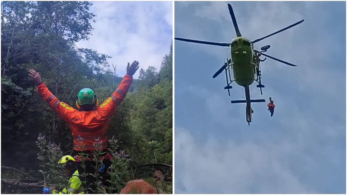 Due 70enni scivolano sul sentiero, finiscono sul greto del torrente: trauma cranico per uno dei due - 