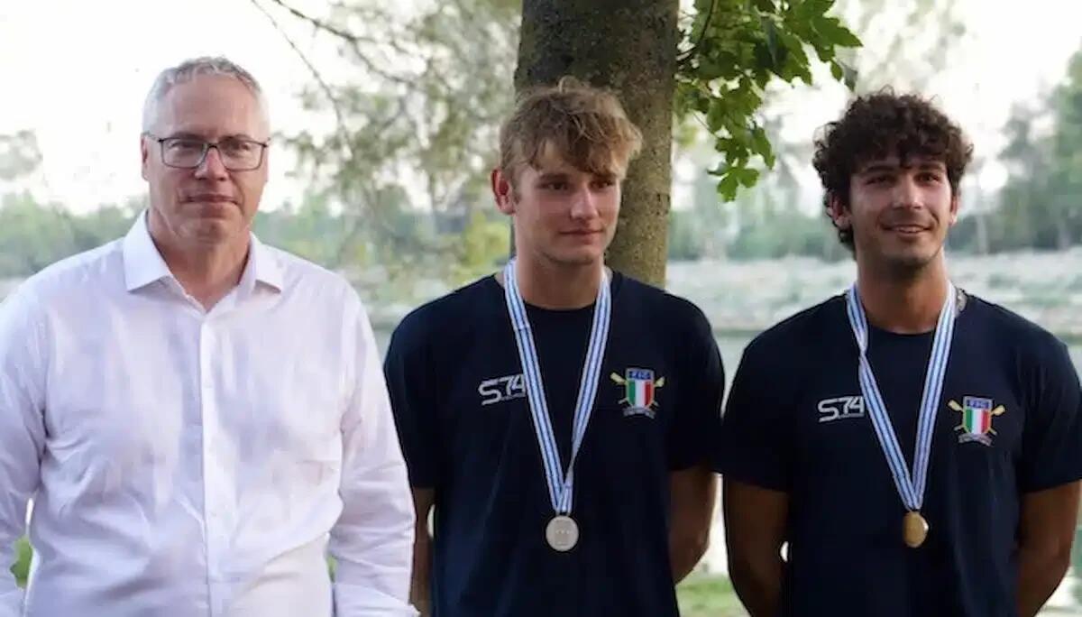 Canoa San Giorgio, Elia e Josef sul tetto del mondo: serata di applausi per i due campioni friulani - 