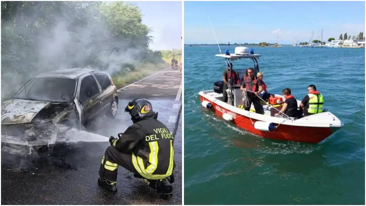Vigili del fuoco a Grado e Lignano Sabbiadoro: primi dati sull’operatività estiva - 
