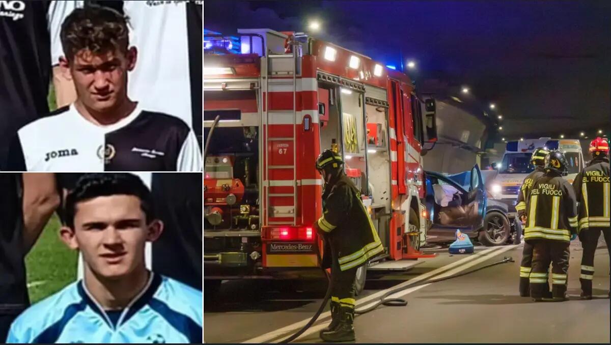 Tragico schianto frontale in galleria: morti due 19enni, Fabio Rosa e Danilo Boz - 
