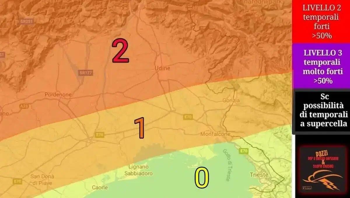 Maltempo in arrivo: ecco quando e dove secondo le previsioni di "Pazzi per il Meteo Goriziano" - 
