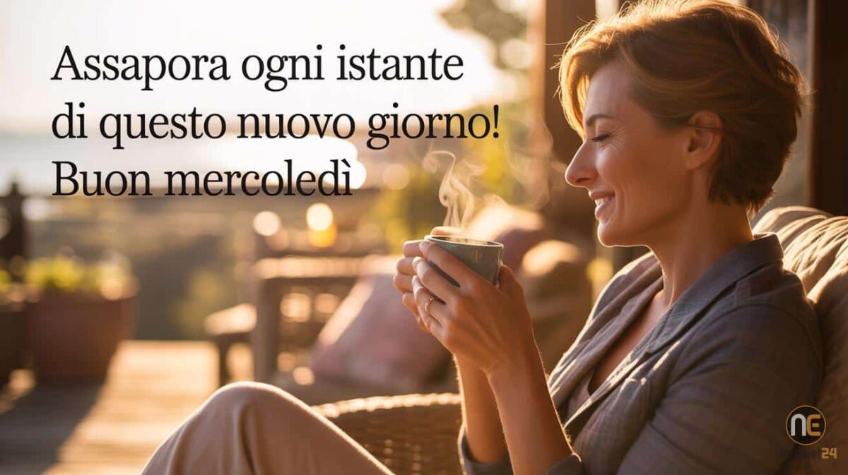 Buongiorno mercoledì 6 agosto 2025: frasi e immagini di Buona Giornata -