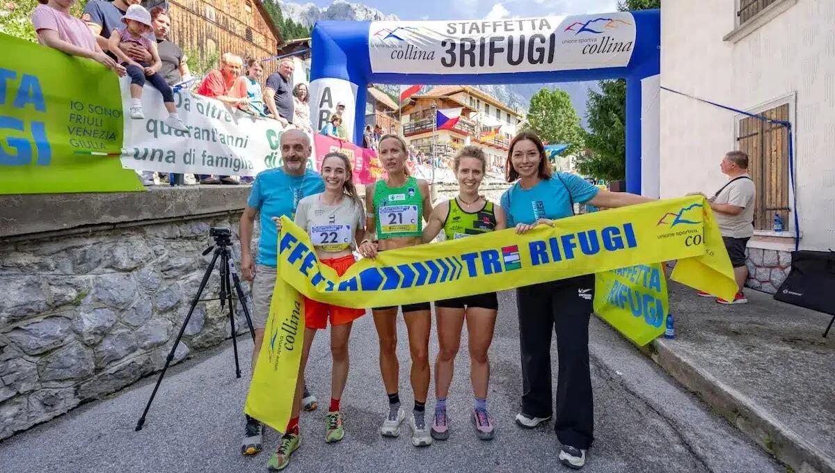 Staffetta Tre Rifugi 2025: trionfano Atletica Dolce Nord Est e la Slovenia - 