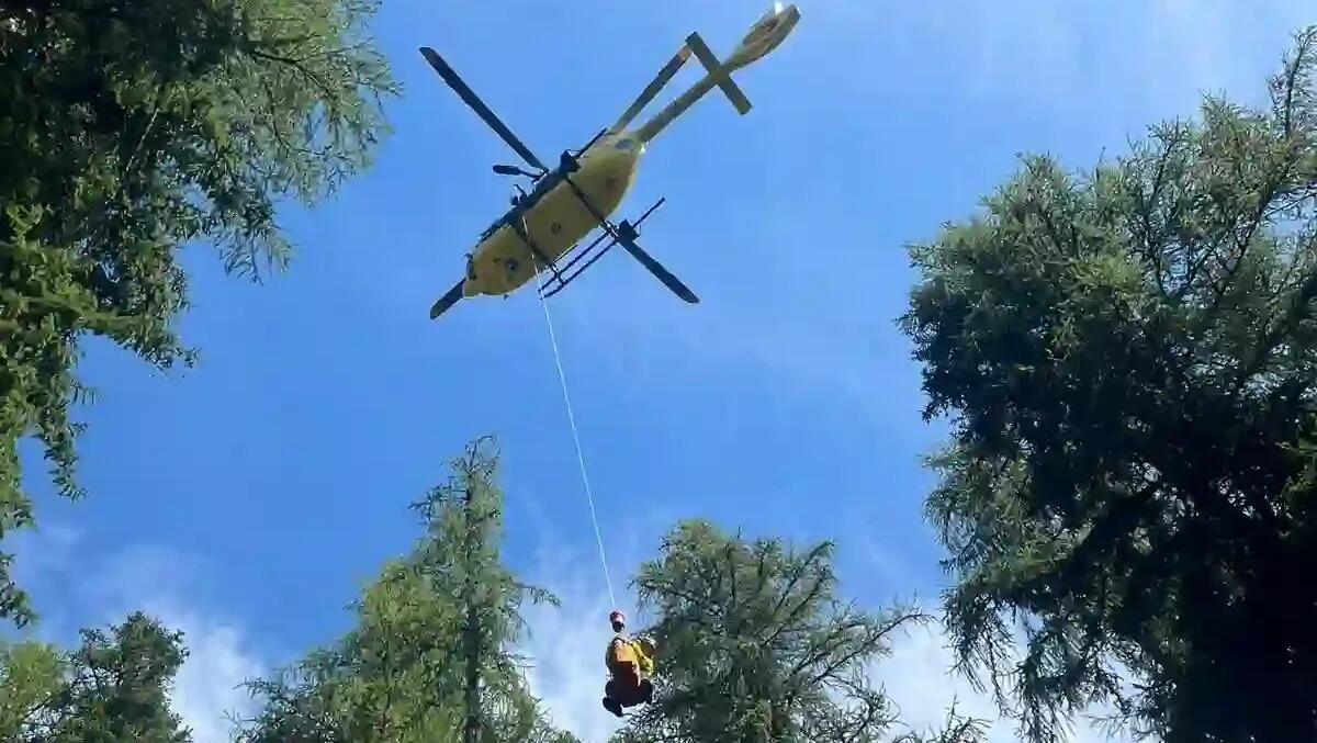 60enne cade in mountain bike, sospetto trauma toracico: elitrasportata all'ospedale di Belluno - 