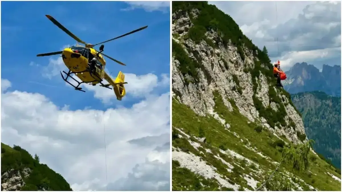 Sente dolore al torace e si accascia a terra davanti agli amici: interviene l'elisoccorso - 