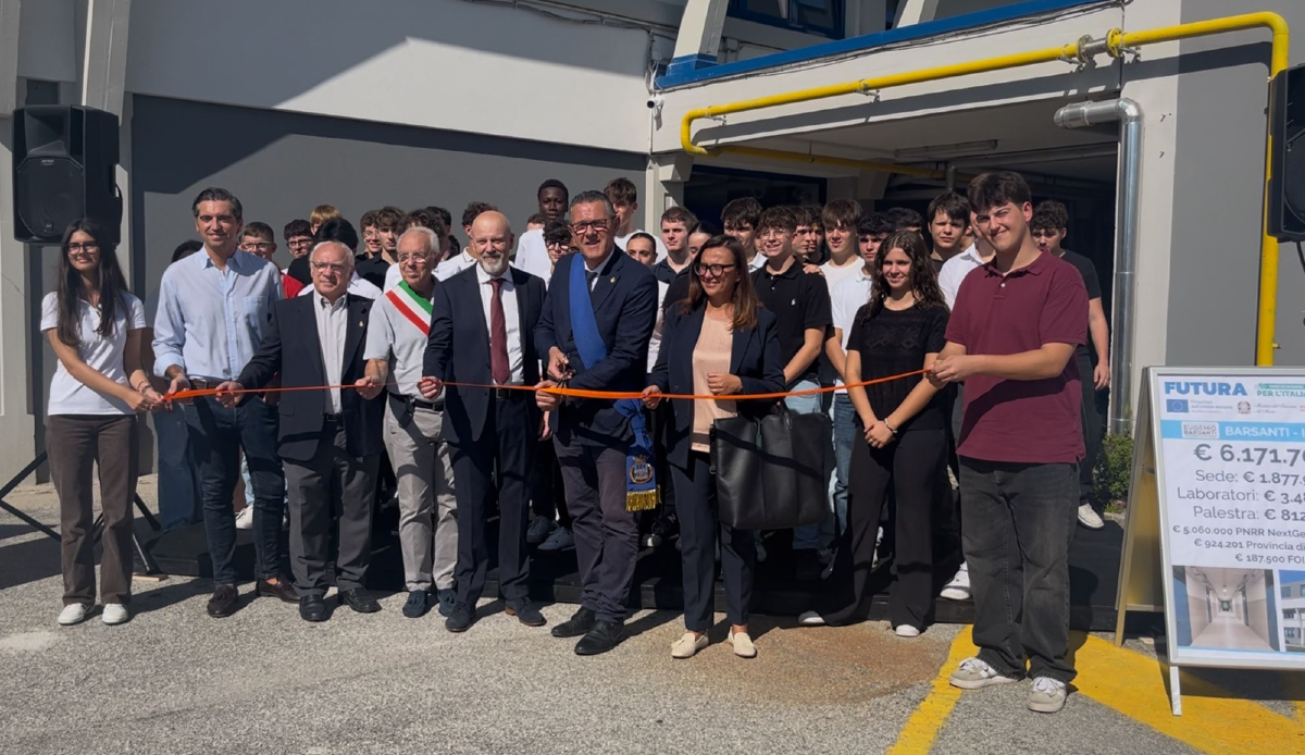 Castelfranco Veneto, inaugurata la nuova sede riqualificata dell’Istituto Barsanti -