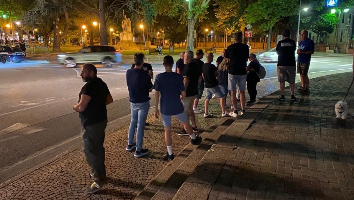 Monselice, passeggiata per la sicurezza promossa da Forza Nuova Padova. Ecco come è andata -