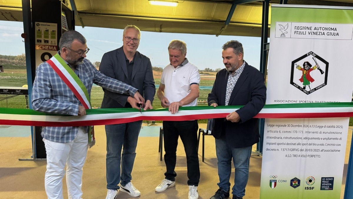 Porpetto, impianto di tiro a volo rinnovato e pronto a ospitare eventi internazionali -