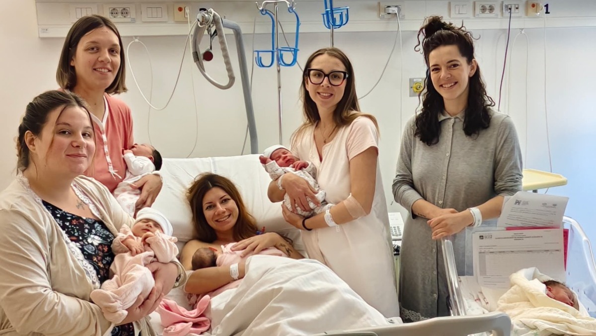 Ospedale di Oderzo, sette nascite in 12 ore: «un giorno indimenticabile» -