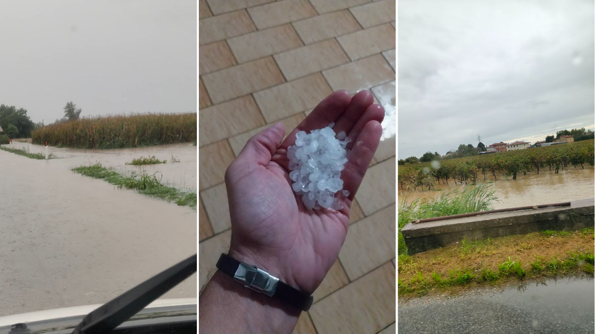 Maltempo, il bilancio in FVG: «piogge intense, grandine, frane e allagamenti» - 