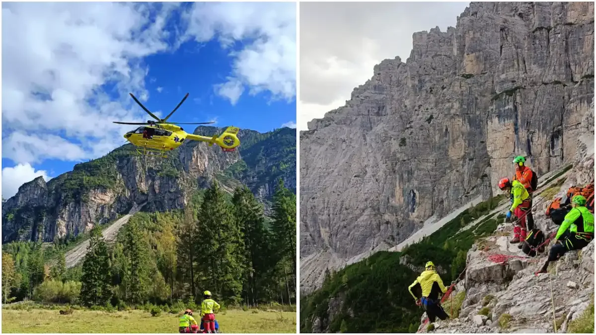 Precipita durante la scalata del Campanile di Val Montanaia: 57enne elitrasportato a Udine | FOTO  - 