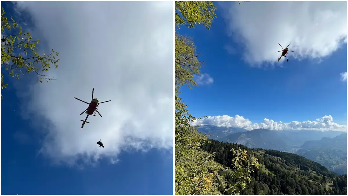 Incidente con quad e parapendio impigliato tra gli alberi: giornata di emergenze in alta quota | FOTO - 