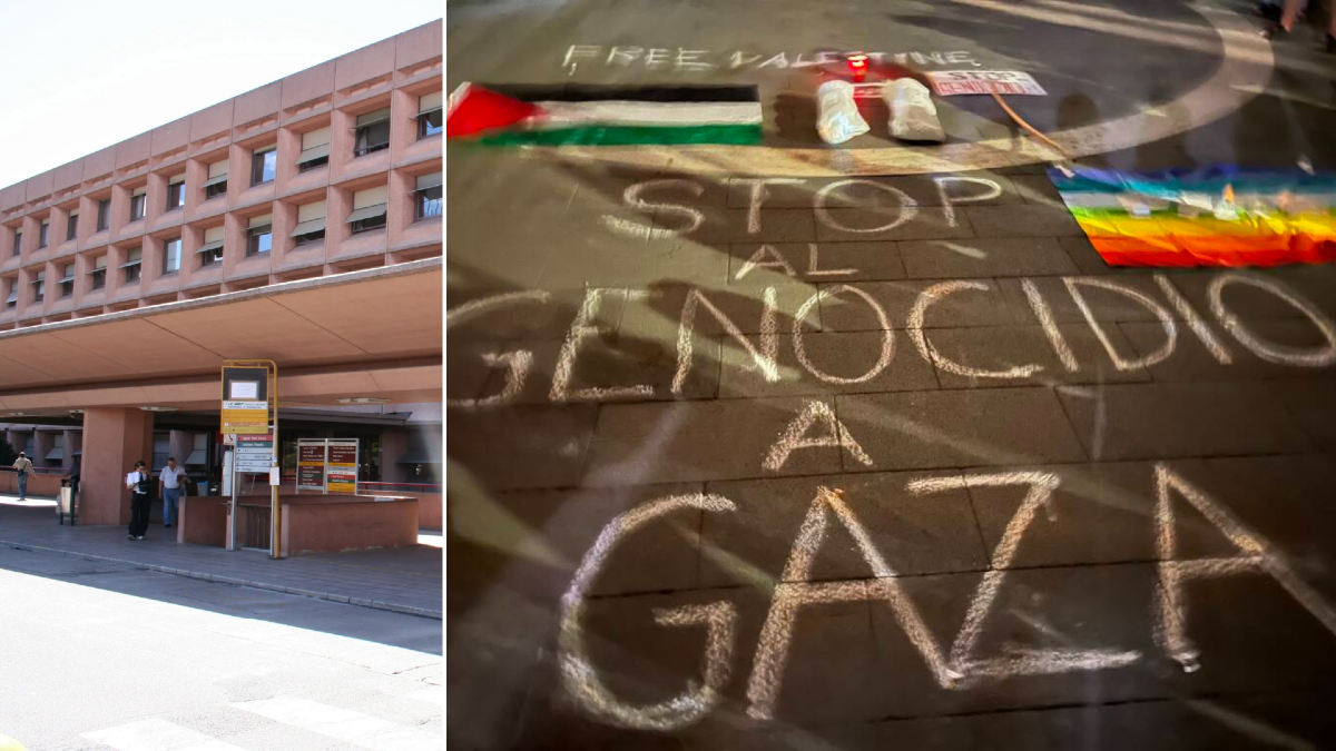 Flash mob per Gaza, anche l’ospedale di Udine partecipa a “Luci sulla Palestina” - 