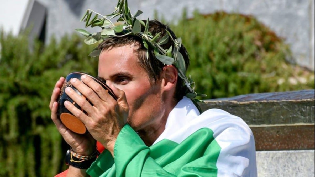 Spartathlon, Francesco Perini scrive la storia: l'atleta veneziano chiude 2º col record italiano - Profilo Facebook: Franz Perini